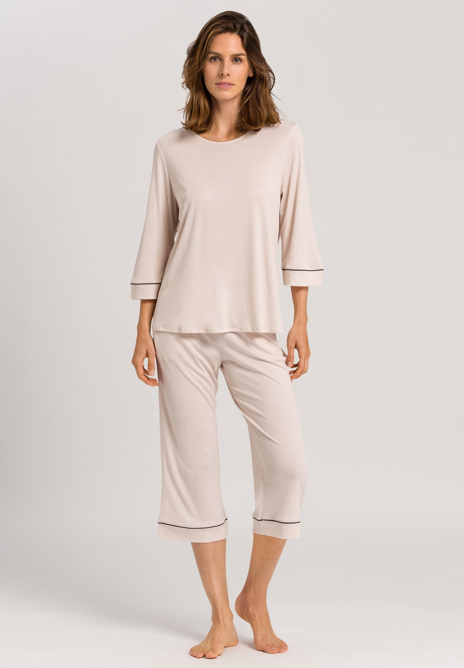 77965 Natural Comfort 3/4 Slv Pajama - 1809 Almond