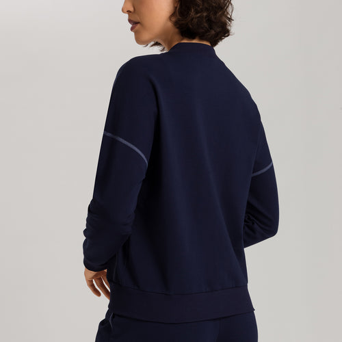 Natural Living Organic Cotton Zip-Up Jacket | Deep Navy 78431-1610