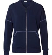 Natural Living Organic Cotton Zip-Up Jacket | Deep Navy 78431-1610