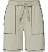 Natural Living Organic Cotton Drawsting Shorts | Crystal Green 78464-2732