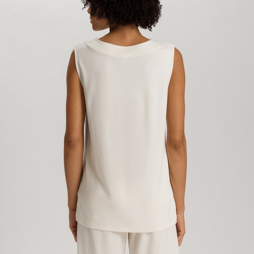 Pure Comfort Tencel™ V-Neck Tank Top | Misty White 78477-2123