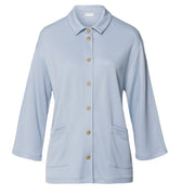 Pure Comfort Tencel™ Button Front Jacket | Sea Breeze 78479-2622