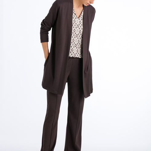 78603 Pure Comfort Cardigan - 1772 Black Coffee