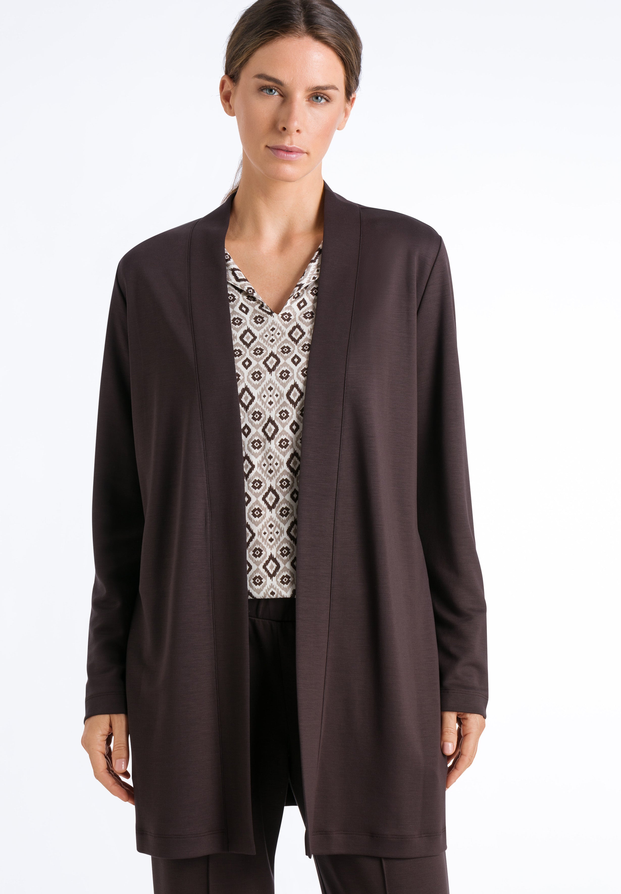 78603 Pure Comfort Cardigan - 1772 Black Coffee