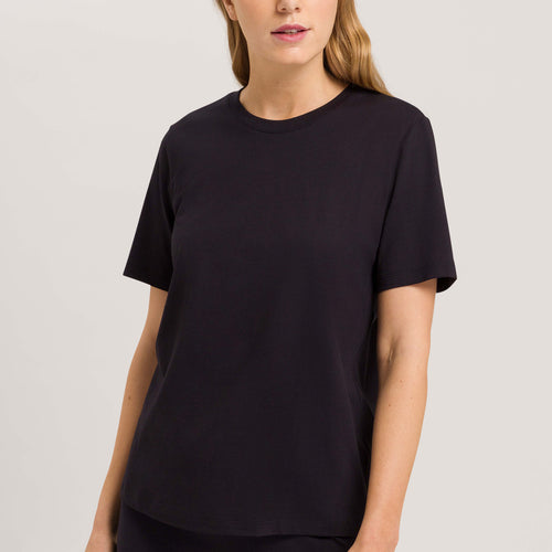 78662 Natural Shirt S/Slv Shirt - 019 Black