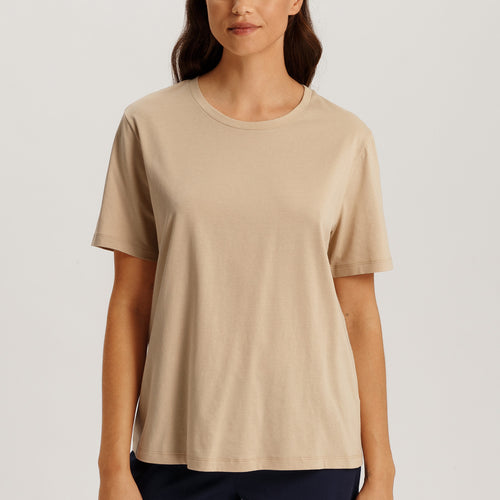 Natural Shirt Organic Cotton Top | Iced Cappuccino 78662-2846