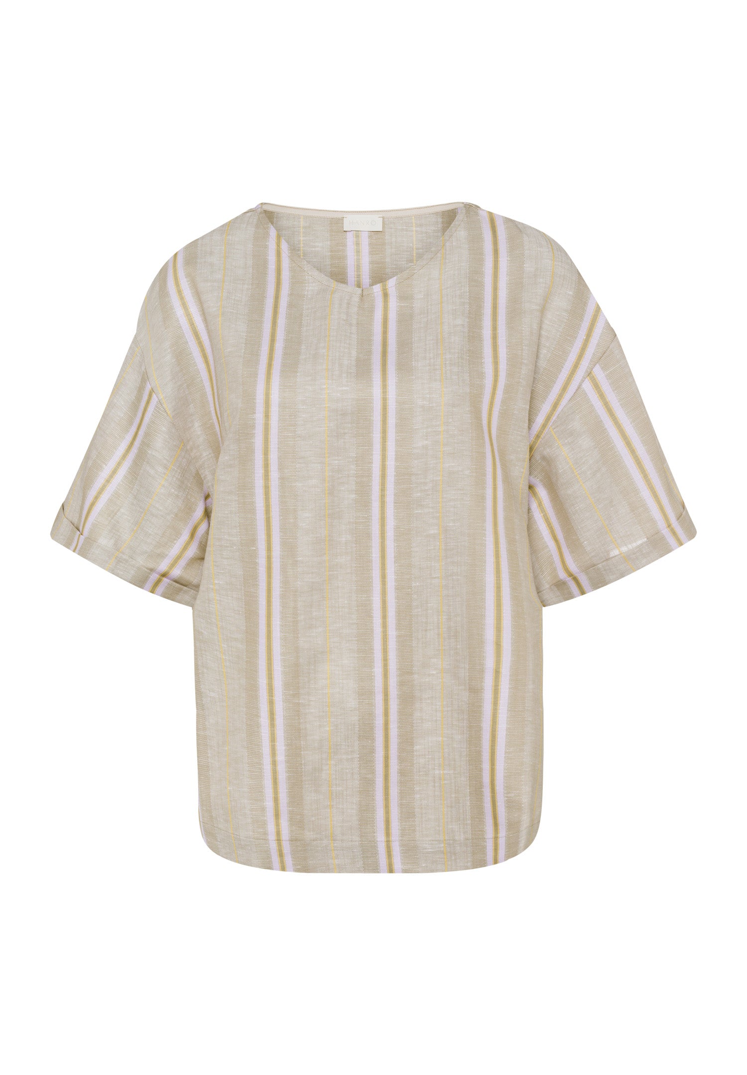 78672 Urban Casuals Short Sleeve Shirt - 2960 Affogato Stripe