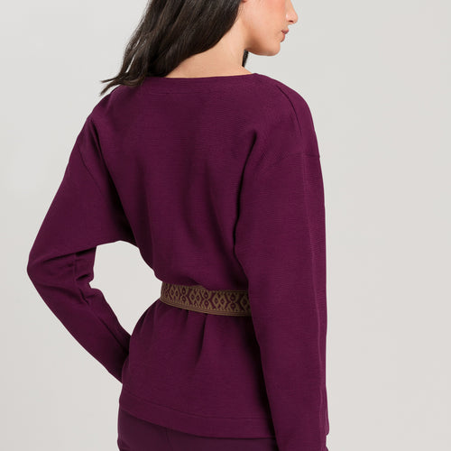 78679 Pure Comfort Belted Cardigan - 1488 Sumac