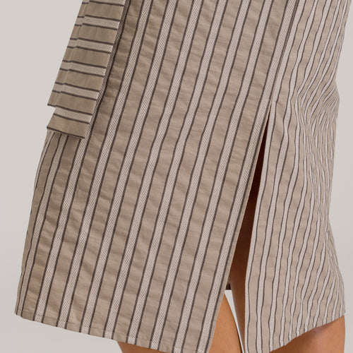 78709 Urban Casuals Dress - 2370 Earthy Stripe