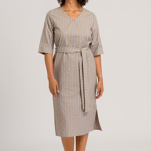 78709 Urban Casuals Dress - 2370 Earthy Stripe