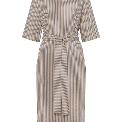 78709 Urban Casuals Dress - 2370 Earthy Stripe