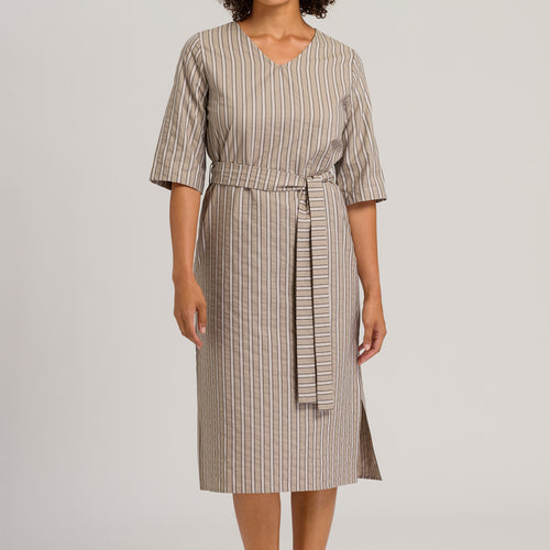 78709 Urban Casuals Dress - 2370 Earthy Stripe