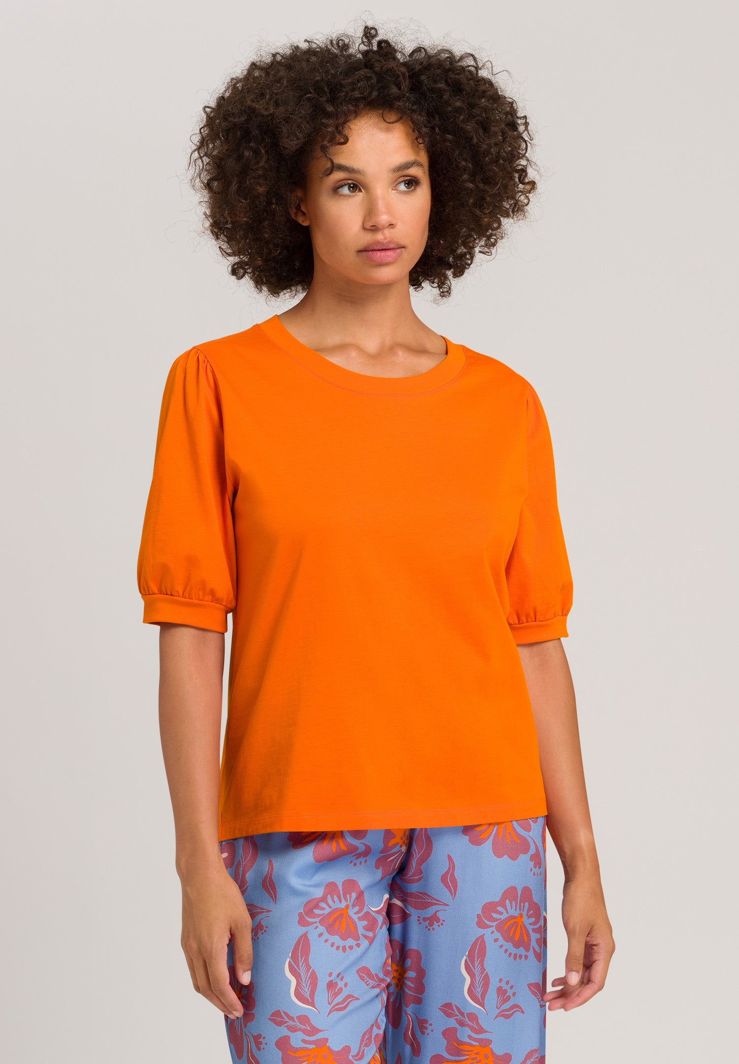 78741 Natural Shirt Short Sleeve Shirt - 2292 Juicy Orange