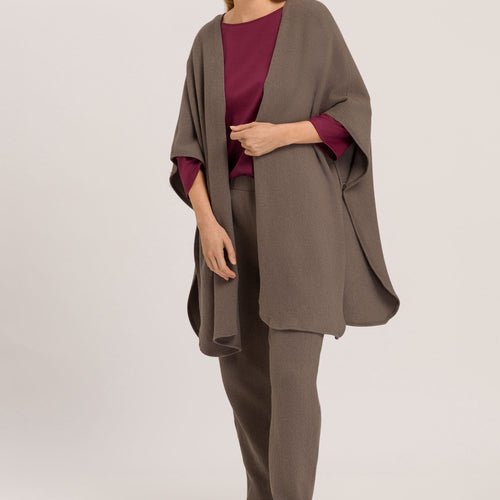 78779 Easywear Poncho - 1258 Mocha Stone