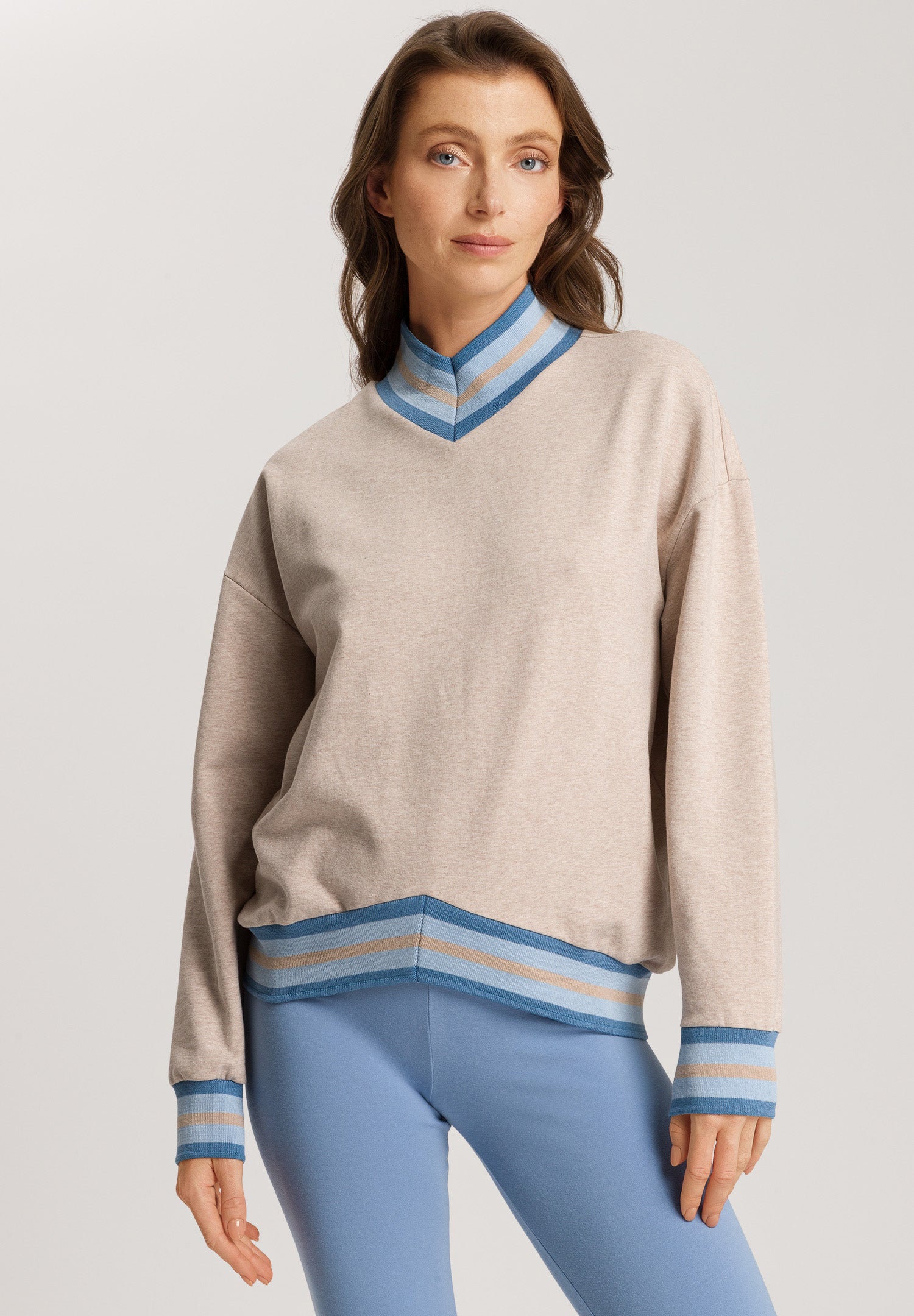 78849 Natural Living Sweatshirt - 2895 Camel Melange