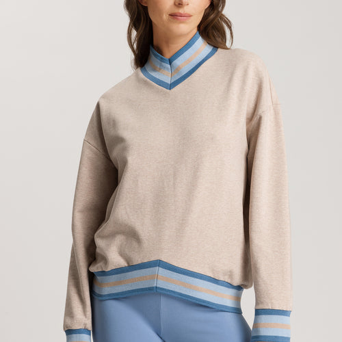 78849 Natural Living Sweatshirt - 2895 Camel Melange