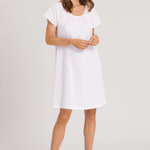 78979 Vivia Short Sleeve Nightgown - 101 White