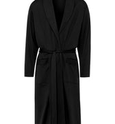 Night And Day Cotton Shawl Collar Robe | Black 75438-019