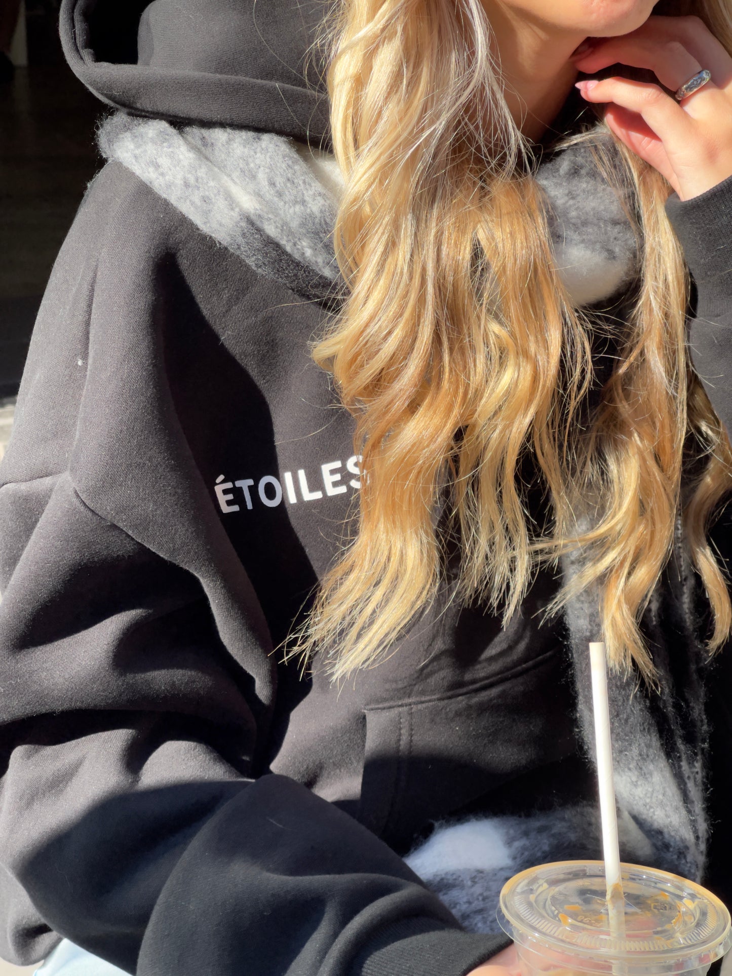 Etoiles boxy hoodie